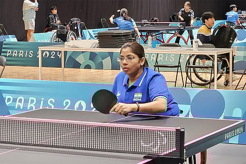 Paris Paralympics 2024: Bhavina Patel practices in Paris